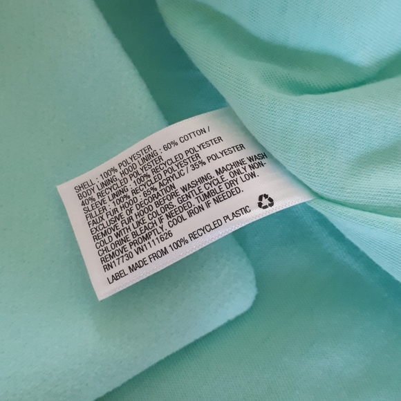 Girl's Pea Coat - Picture 7 of 8